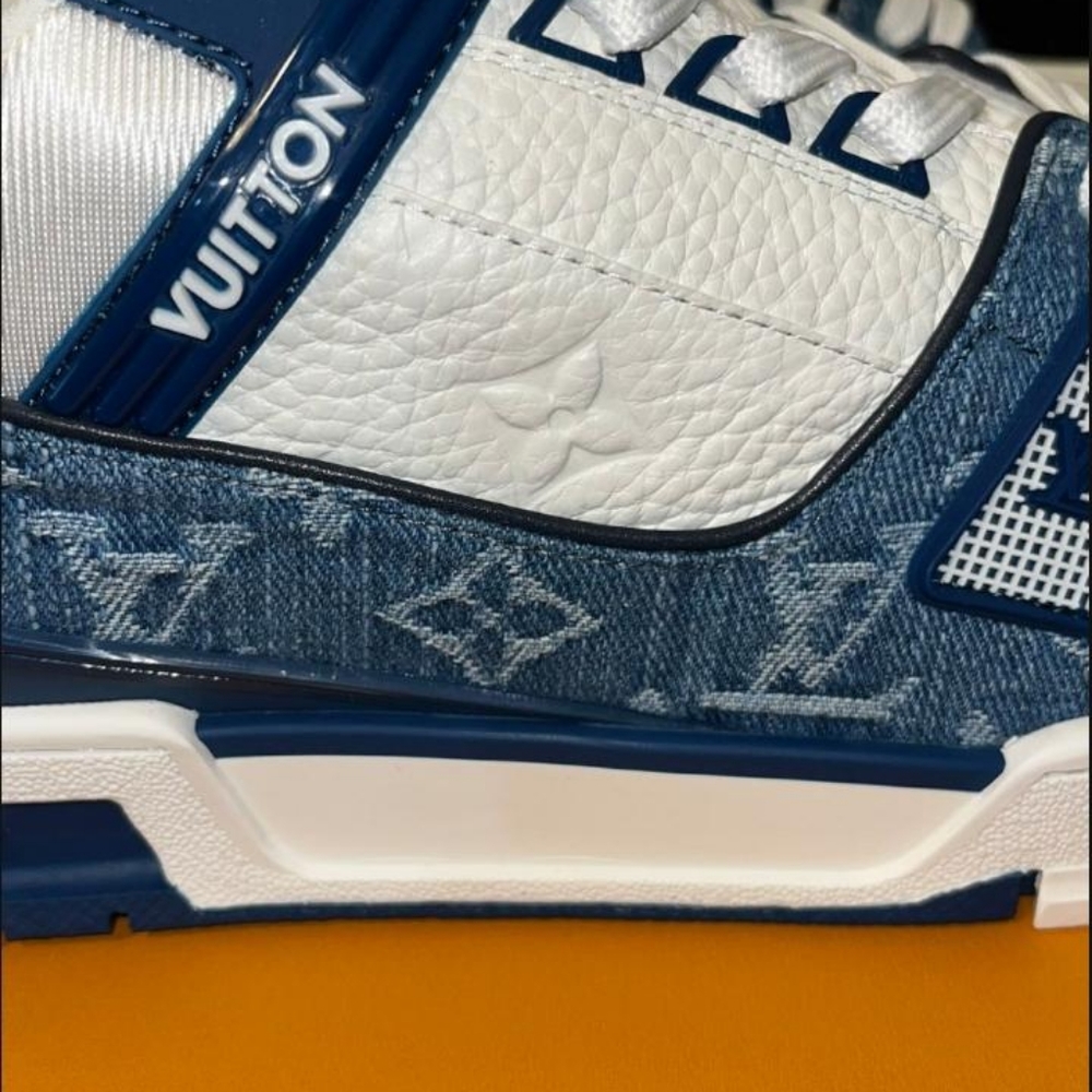 Virgil/Louis Vuitton denim sneakers